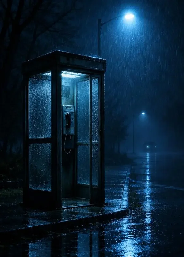 深夜来电：少夜的回音海报，悬疑题材短剧，电台主播每晚接到同一通陌生来电，电话那头的少